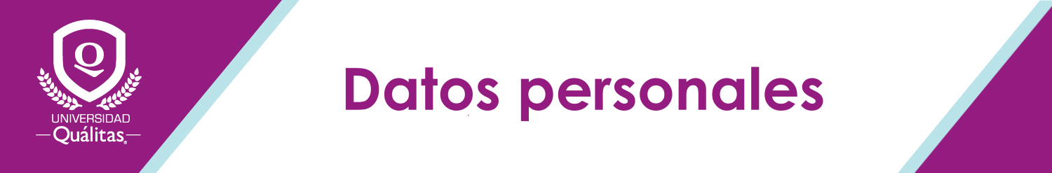 Portada datos personales